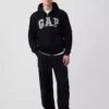 Hoodie met rits en Vintagesoft Arch Logo voor volwassenen
