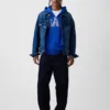 Hoodie met rits en Vintagesoft Arch Logo voor volwassenen