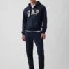Hoodie met rits en Vintagesoft Arch Logo voor volwassenen