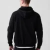 Hoodie met rits en Vintagesoft Arch Logo voor volwassenen