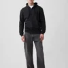 Hoodie met rits en Vintagesoft Arch Logo voor volwassenen
