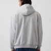 Hoodie met rits en Vintagesoft Arch Logo voor volwassenen