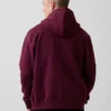 Hoodie met rits en Vintagesoft Arch Logo voor volwassenen