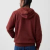 Hoodie met rits en Vintagesoft Arch Logo voor volwassenen