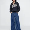 Hoodie met rits en Vintagesoft Arch Logo voor volwassenen