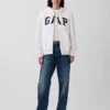 Hoodie met rits en Vintagesoft Arch Logo voor volwassenen