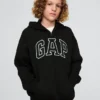 Hoodie met rits en Vintagesoft-logo voor kinderen