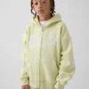 Hoodie met rits en Vintagesoft-logo voor kinderen