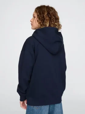 Hoodie met rits en Vintagesoft-logo voor kinderen