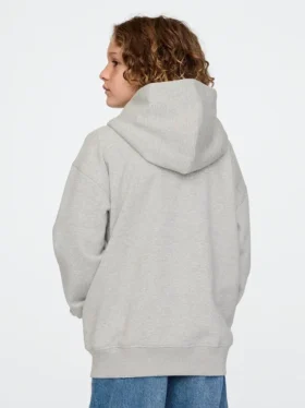 Hoodie met rits en Vintagesoft-logo voor kinderen