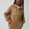 Hoodie met rits en Vintagesoft-logo voor kinderen