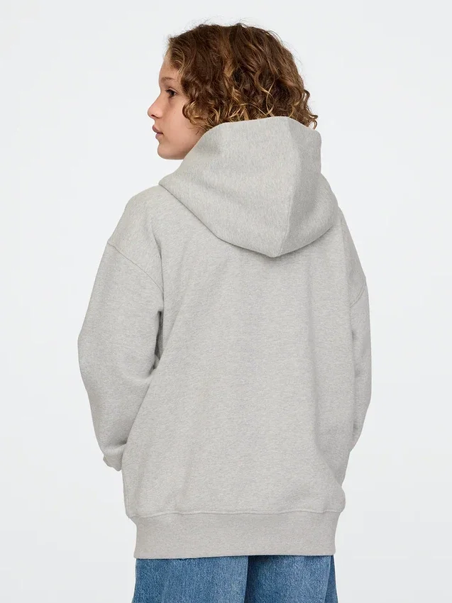 Hoodie met rits en Vintagesoft-logo voor kinderen