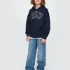 Hoodie met rits en Vintagesoft-logo voor kinderen