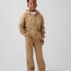 Hoodie met rits en Vintagesoft-logo voor kinderen