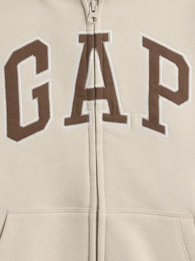 Hoodie met rits en Vintagesoft-logo voor kinderen