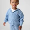 Hoodie met rits en wafelpatroon voor Baby & Peuter