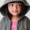 Hoodie met rits en wafelpatroon voor Baby & Peuter