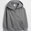 Hoodie met rits en wafelpatroon voor Baby & Peuter