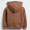 Hoodie met rits en wafelpatroon voor Baby & Peuter
