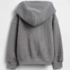 Hoodie met rits en wafelpatroon voor Baby & Peuter