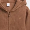 Hoodie met rits en wafelpatroon voor Baby & Peuter