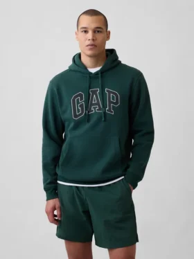 Hoodie met Vintagesoft Arch Logo voor volwassenen