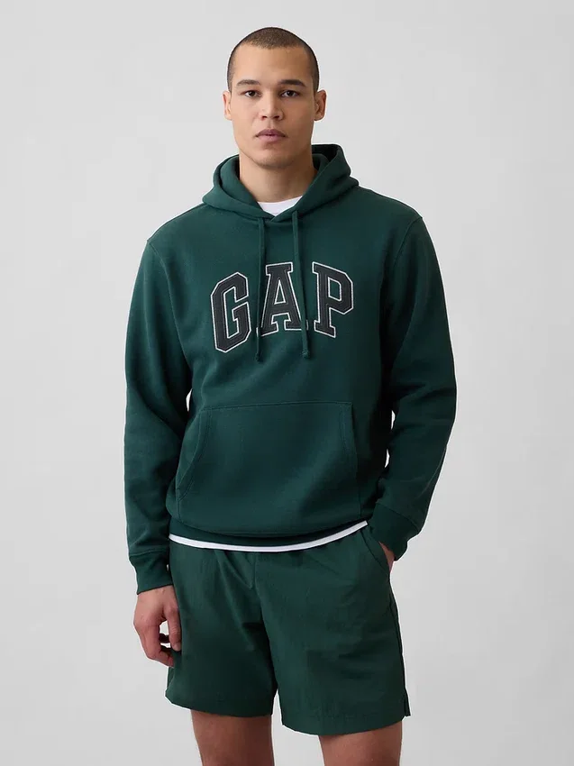 Hoodie met Vintagesoft Arch Logo voor volwassenen
