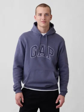 Hoodie met Vintagesoft Arch Logo voor volwassenen
