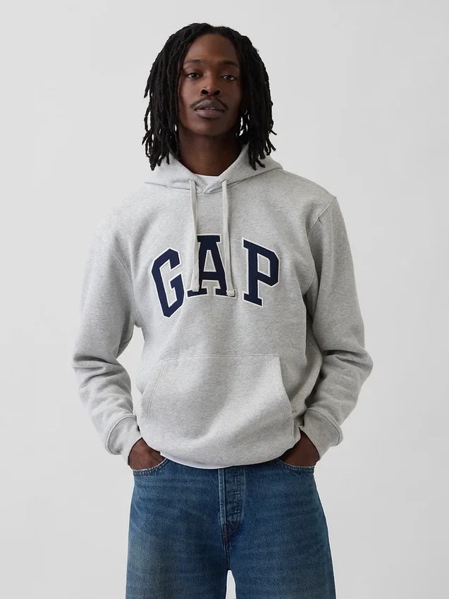 Hoodie met Vintagesoft Arch Logo voor volwassenen