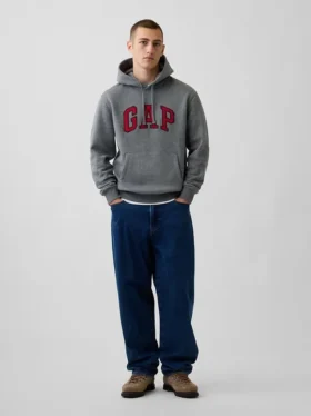 Hoodie met Vintagesoft Arch Logo voor volwassenen