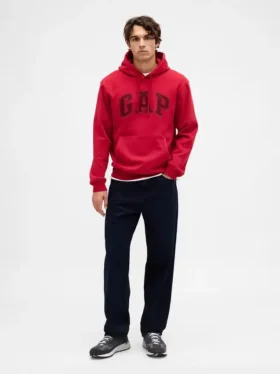 Hoodie met Vintagesoft Arch Logo voor volwassenen