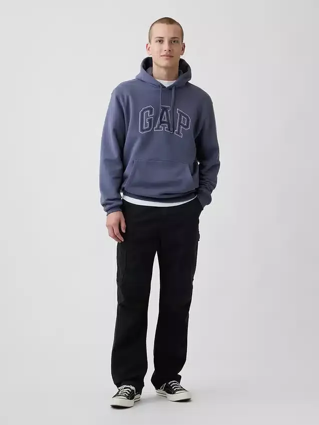 Hoodie met Vintagesoft Arch Logo voor volwassenen
