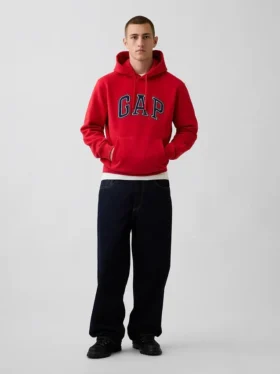 Hoodie met Vintagesoft Arch Logo voor volwassenen