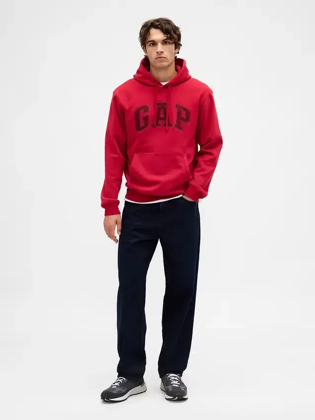 Hoodie met Vintagesoft Arch Logo voor volwassenen