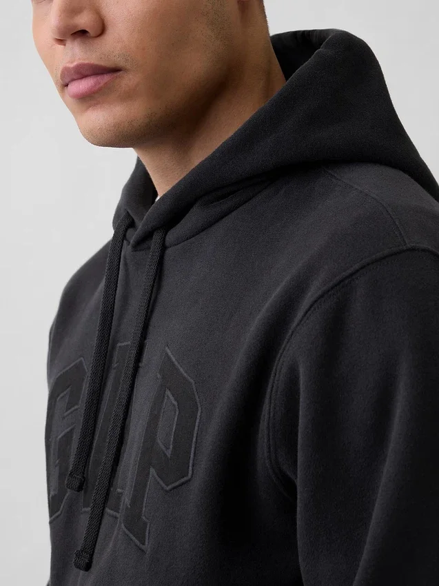 Hoodie met Vintagesoft Arch Logo voor volwassenen