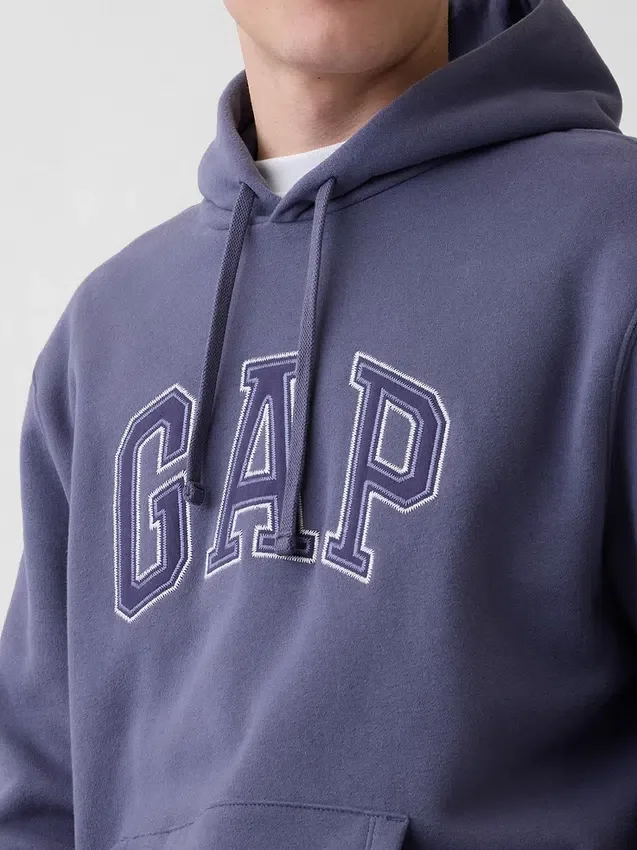 Hoodie met Vintagesoft Arch Logo voor volwassenen