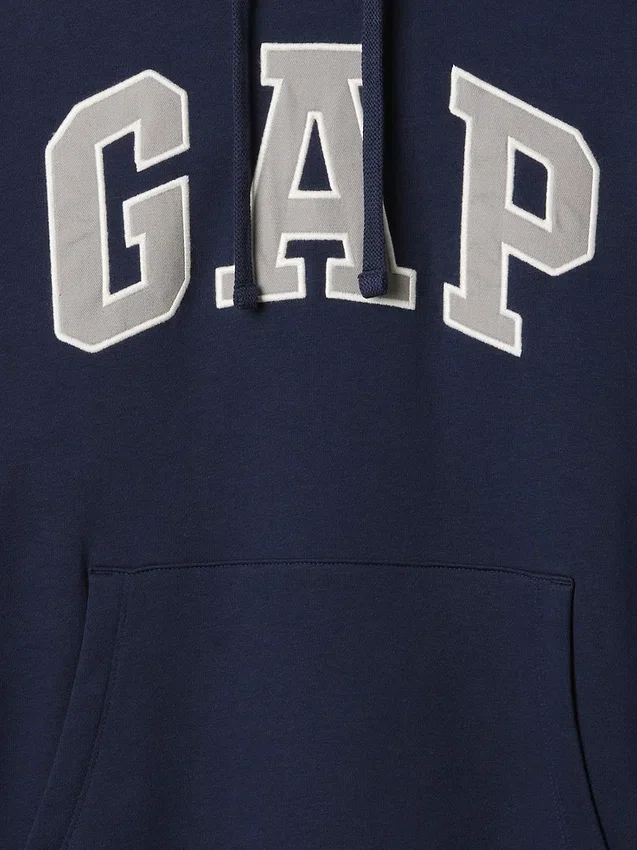 Hoodie met Vintagesoft Arch Logo voor volwassenen