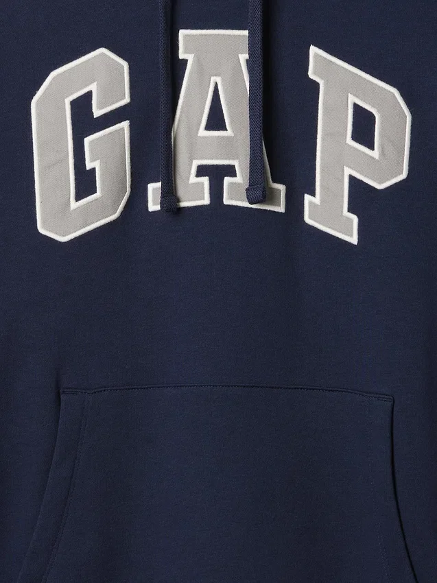 Hoodie met Vintagesoft Arch Logo voor volwassenen