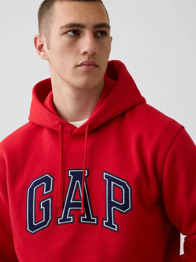 Hoodie met Vintagesoft Arch Logo voor volwassenen