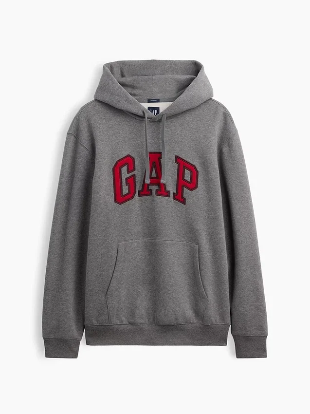 Hoodie met Vintagesoft Arch Logo voor volwassenen