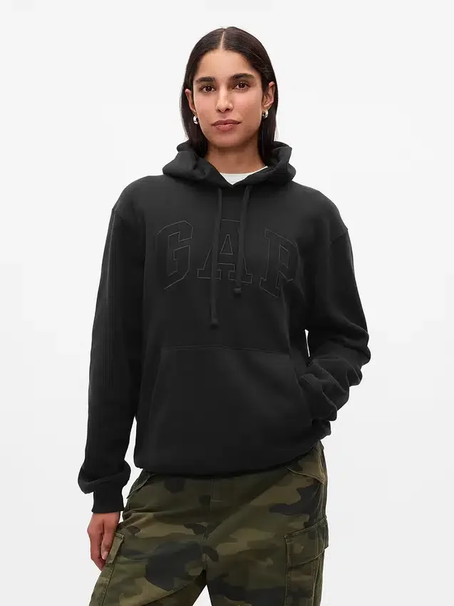 Hoodie met Vintagesoft Arch Logo voor volwassenen