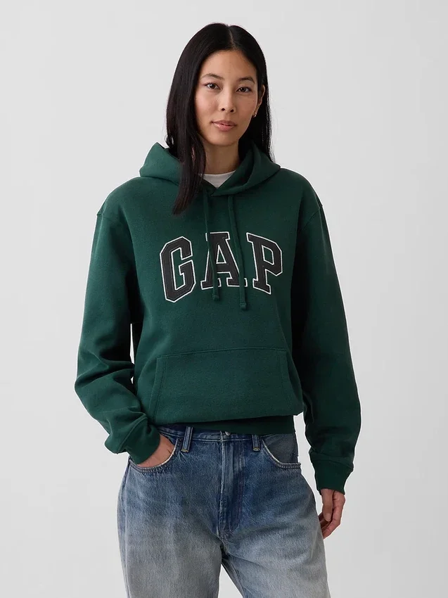 Hoodie met Vintagesoft Arch Logo voor volwassenen