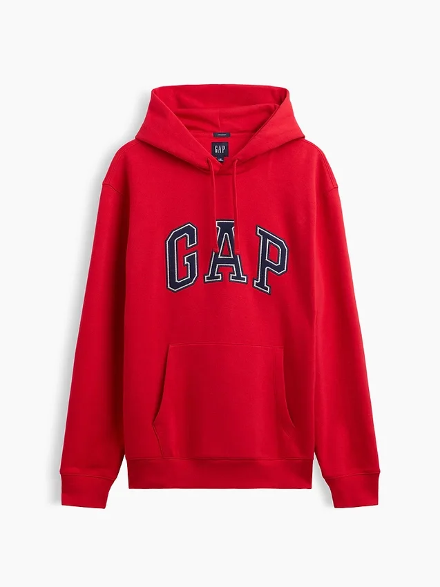 Hoodie met Vintagesoft Arch Logo voor volwassenen