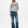 Hoodie met Vintagesoft Arch Logo voor volwassenen