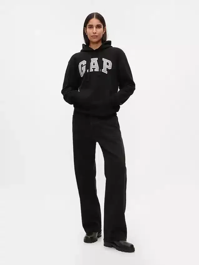 Hoodie met Vintagesoft Arch Logo voor volwassenen
