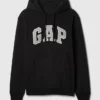 Hoodie met Vintagesoft Arch Logo voor volwassenen