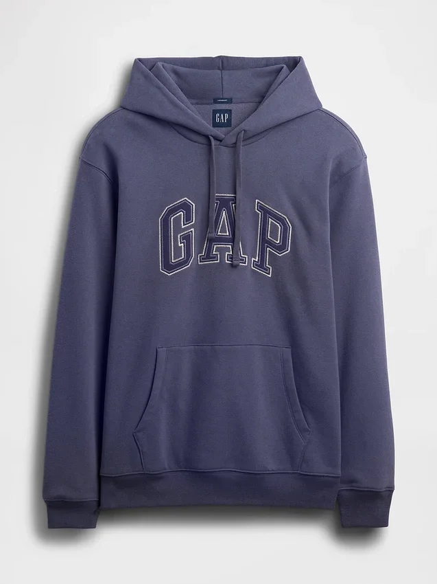 Hoodie met Vintagesoft Arch Logo voor volwassenen