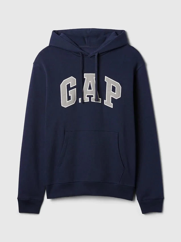 Hoodie met Vintagesoft Arch Logo voor volwassenen