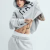 Hoodie met Vintagesoft Arch Logo voor volwassenen
