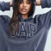 Hoodie met Vintagesoft Arch Logo voor volwassenen